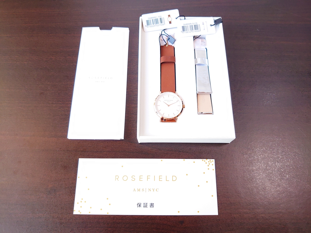 ROSEFIELD ローズフィールド 腕時計 交換用ストラップ 保証書