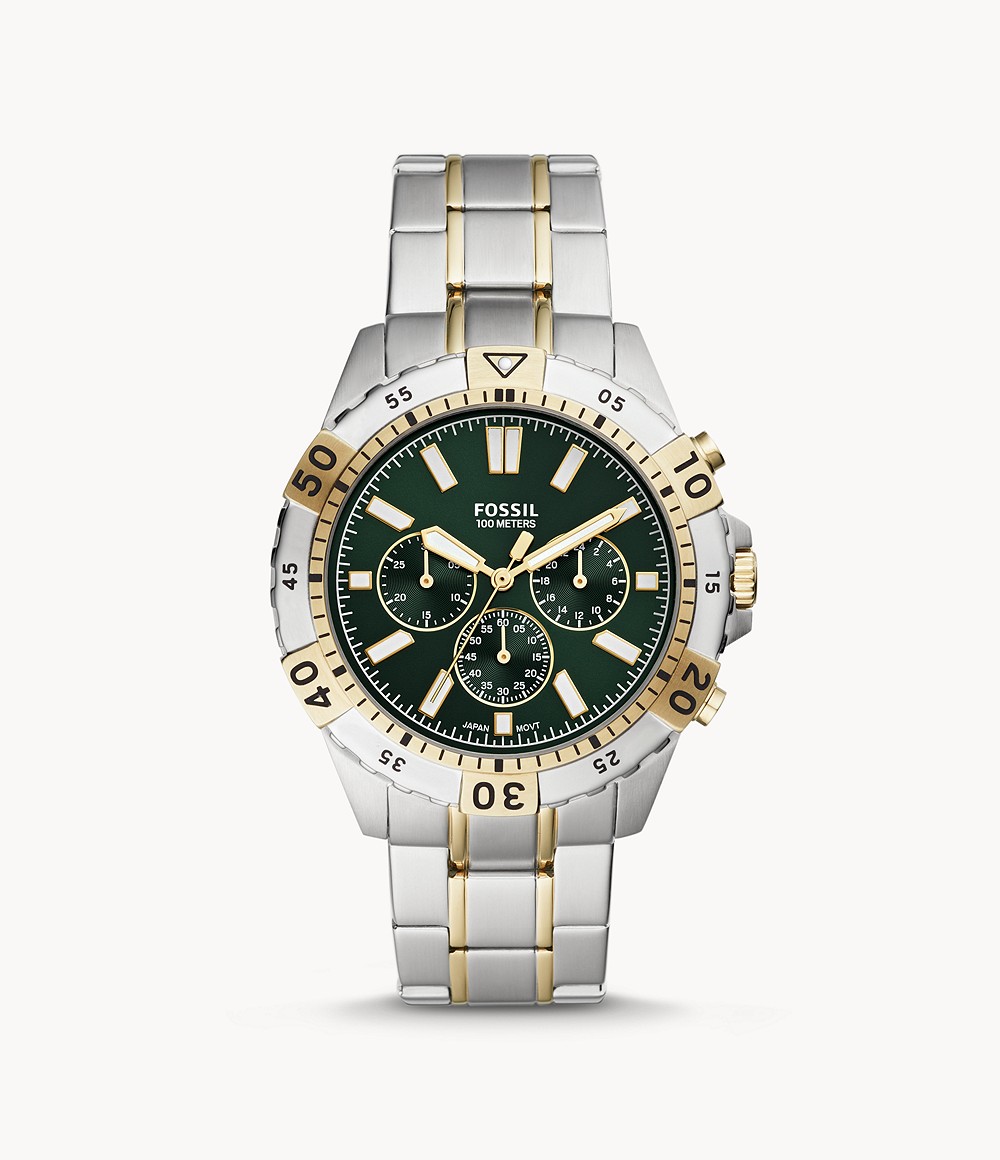 GARRETT クロノグラフ ツートーン ステンレススチールウォッチ FS5622_main FOSSIL フォッシル メンズ腕時計