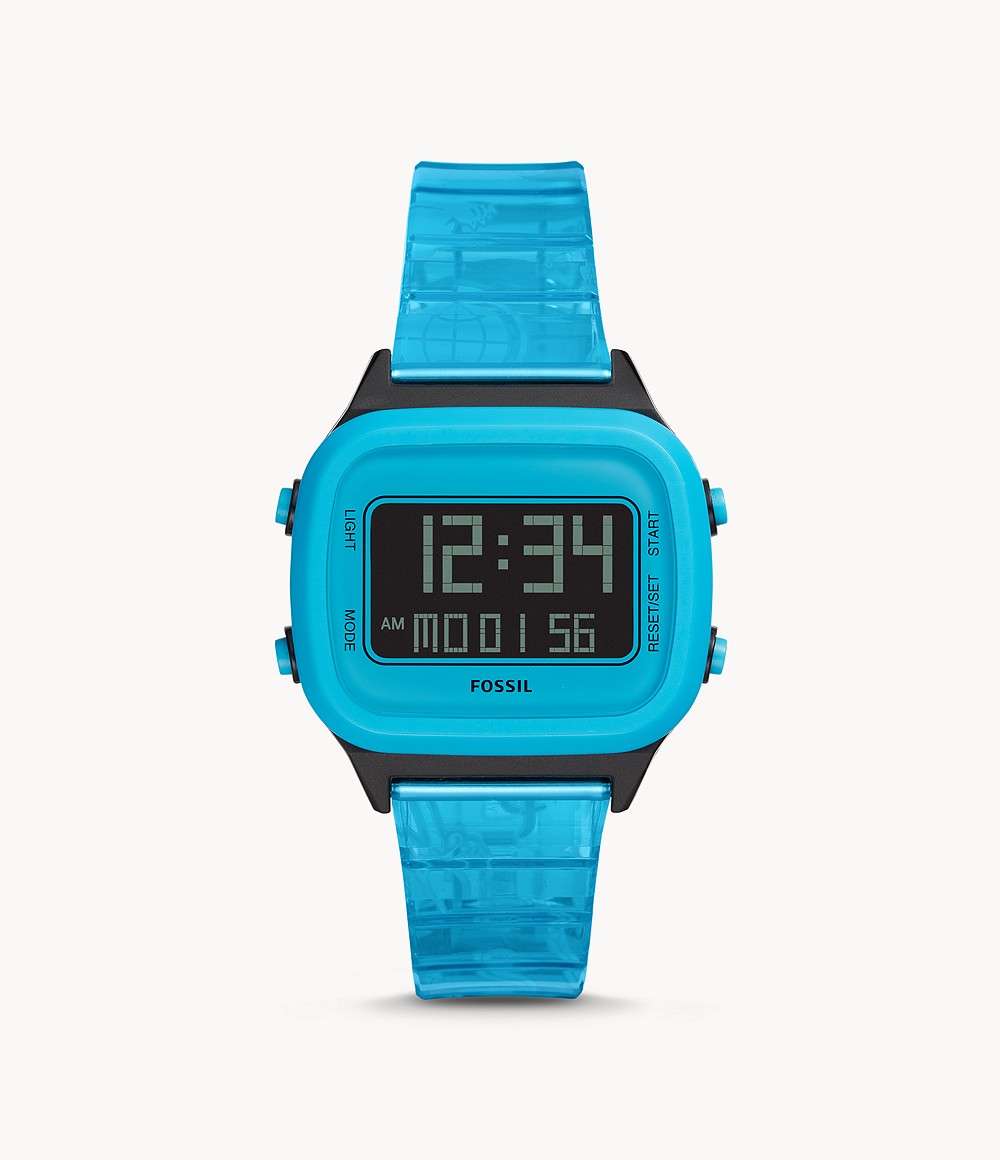 RETRO DIGITAL LCD ネオンブルーナイロンウォッチ FS5676_main FOSSIL フォッシル メンズ腕時計