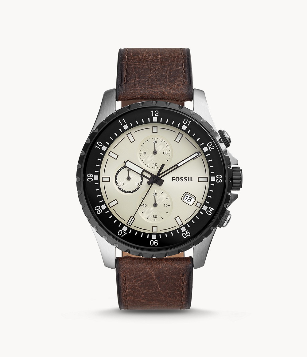 DILLINGER クロノグラフ ブラウンレザーウォッチ FS5674_main FOSSIL フォッシル メンズ腕時計
