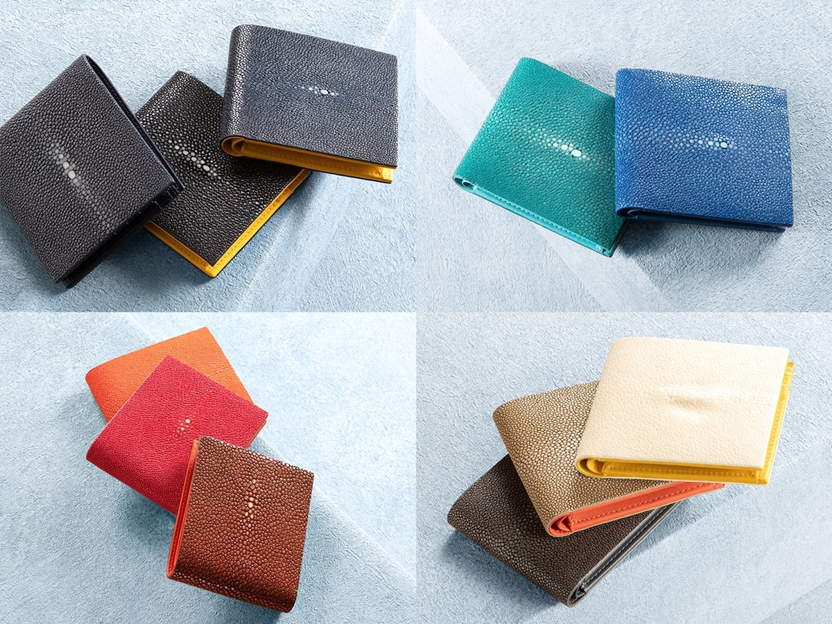 Atelier AKNAS（アトリエ アクナス）二つ折り財布 カラーバリエーション
