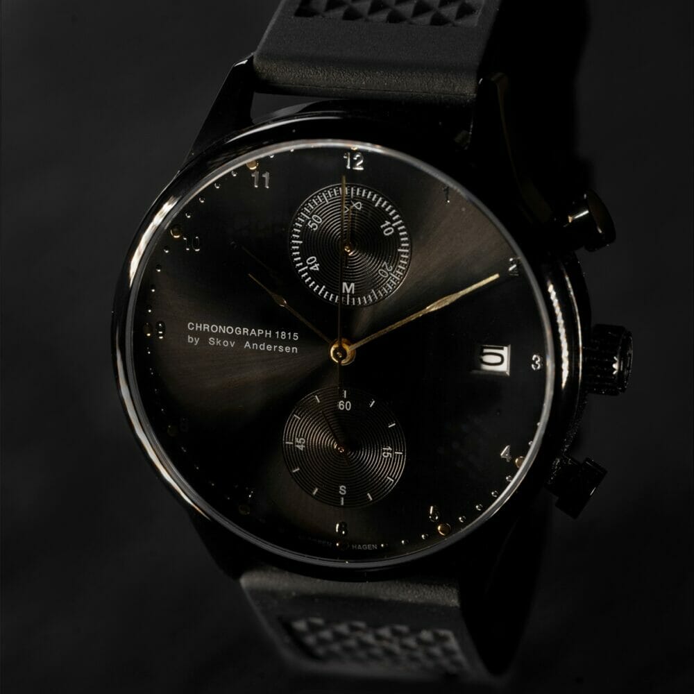 About Vintage（アバウトヴィンテージ）ALL BLACK 1815 All Black Chronograph