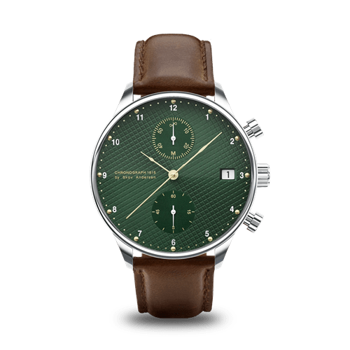 1815 CHRONOGRAPH GREEN TURTLE クロノグラフ グリーンタートル Dark brown Leather About Vintage（アバウトヴィンテージ）