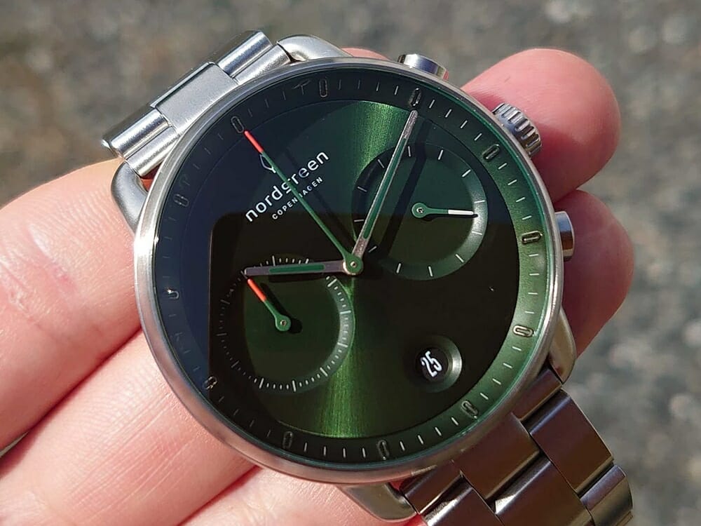 数量限定アウトレット最安価格 ノードグリーン 腕時計 サンレイグリーン ダイヤル - 3リンクブレス kids-nurie.com