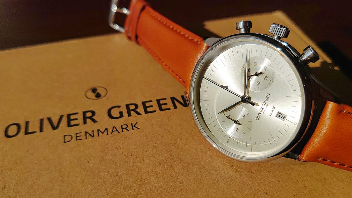 Oliver Green オリバーグリーン 腕時計レビュー ARBOR（アーバー）41mm クロノグラフ シャンパンダイアル
