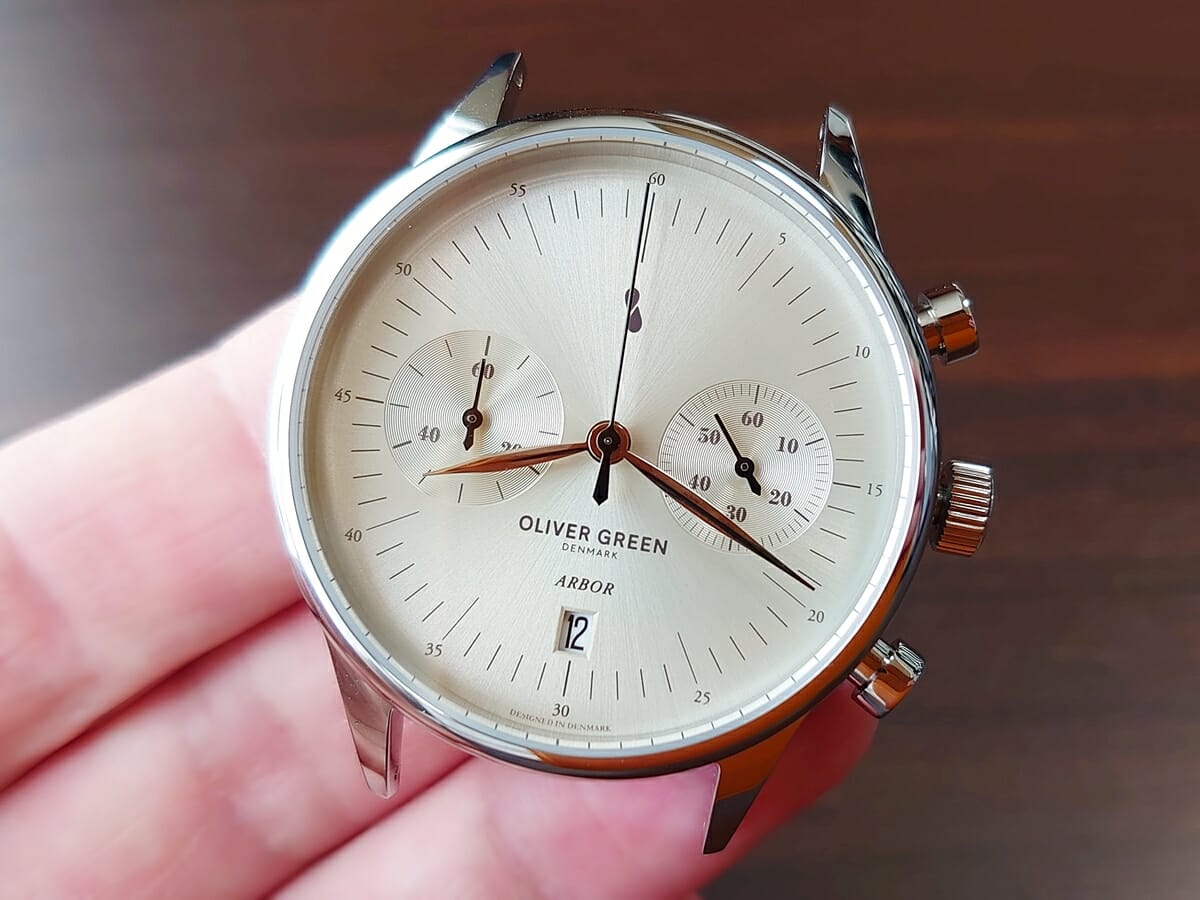 Oliver Green オリバーグリーン 腕時計 ARBOR（アーバー）41mm クロノグラフ 時計デザイン1