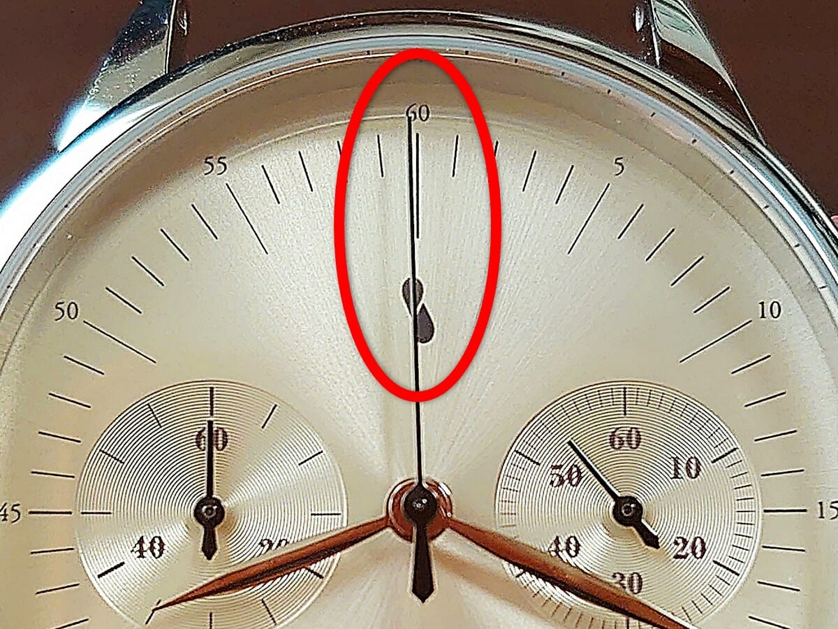 Oliver Green オリバーグリーン 腕時計 ARBOR（アーバー）41mm クロノグラフ秒針 0秒位置 ズレ修正