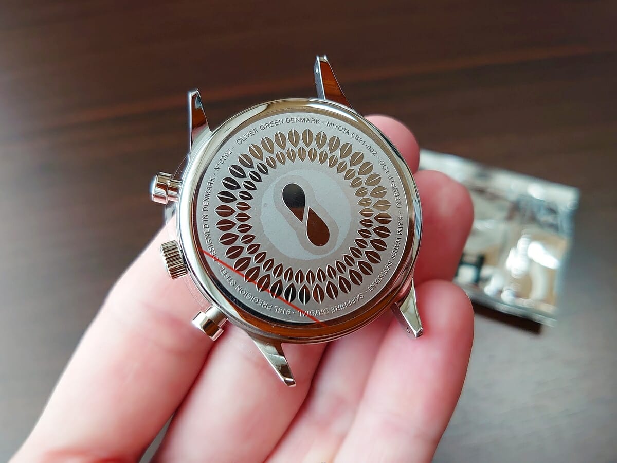 Oliver Green オリバーグリーン 腕時計 ARBOR（アーバー）41mm 時計 ベルト アルミニウム袋 開封6