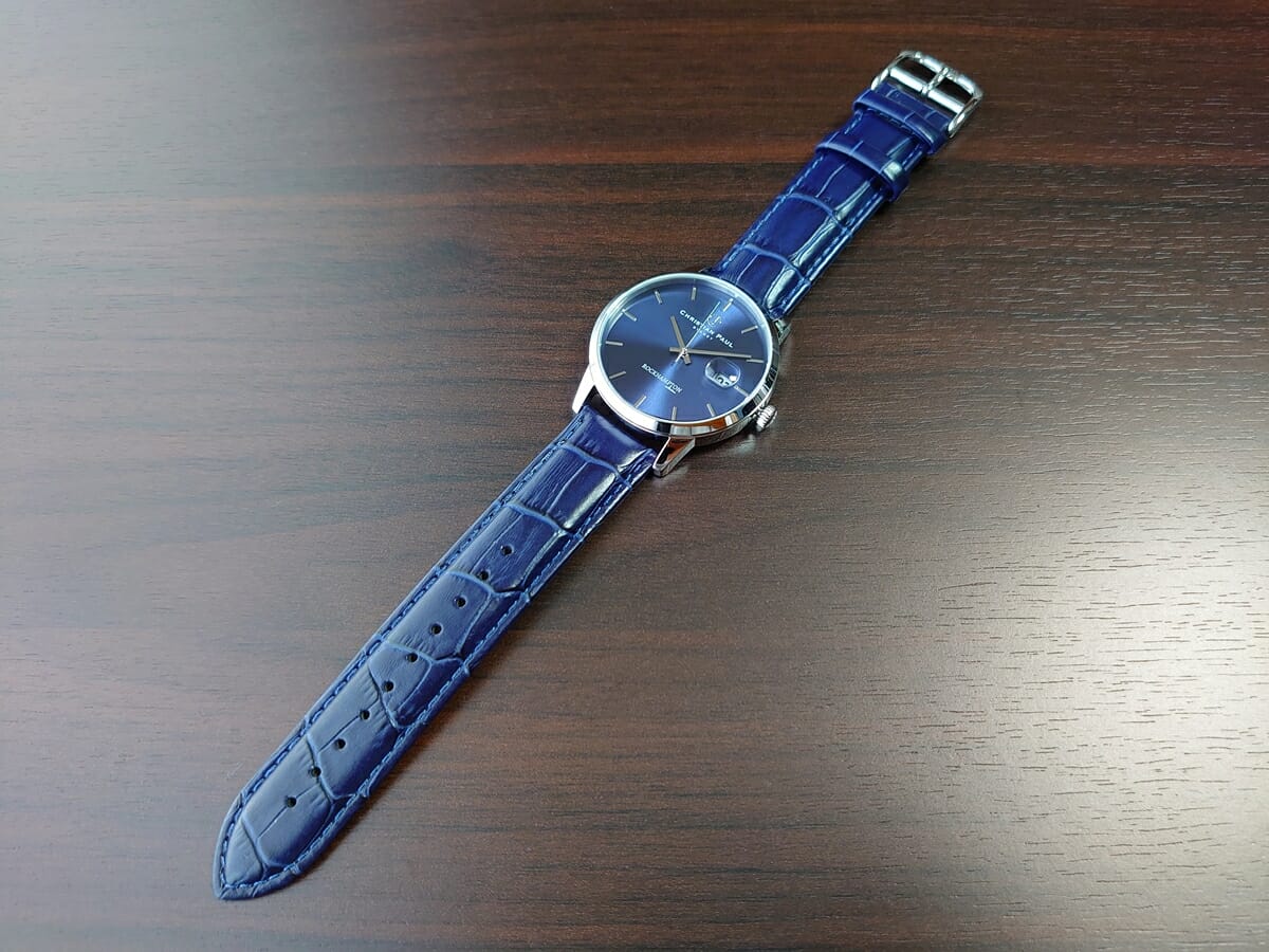 Rockhampton ロックハンプトン RH06NVCSV サンレイネイビー 40mm メンズ Christian Paul クリスチャンポール 腕時計レビュー 時計デザイン5