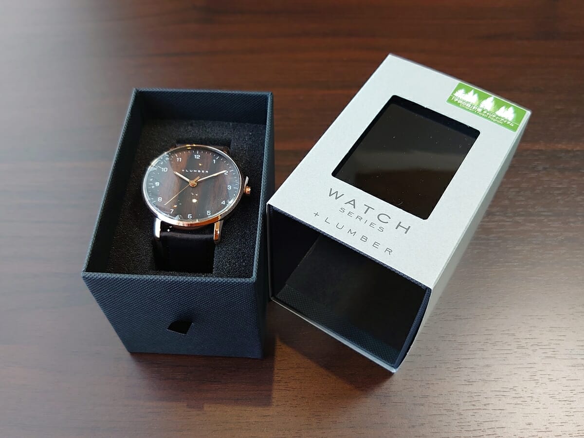 Hacoa ハコア WATCH 8800 エボニー 黒檀 +LUMBER プラスランバー 腕時計ケース4