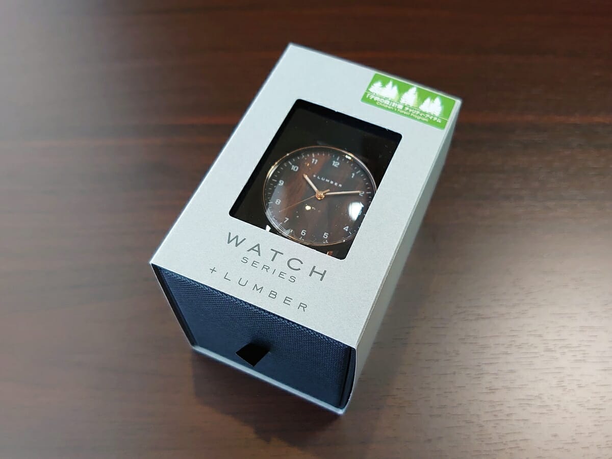 Hacoa ハコア WATCH 8800 エボニー 黒檀 +LUMBER プラスランバー 腕時計ケース1