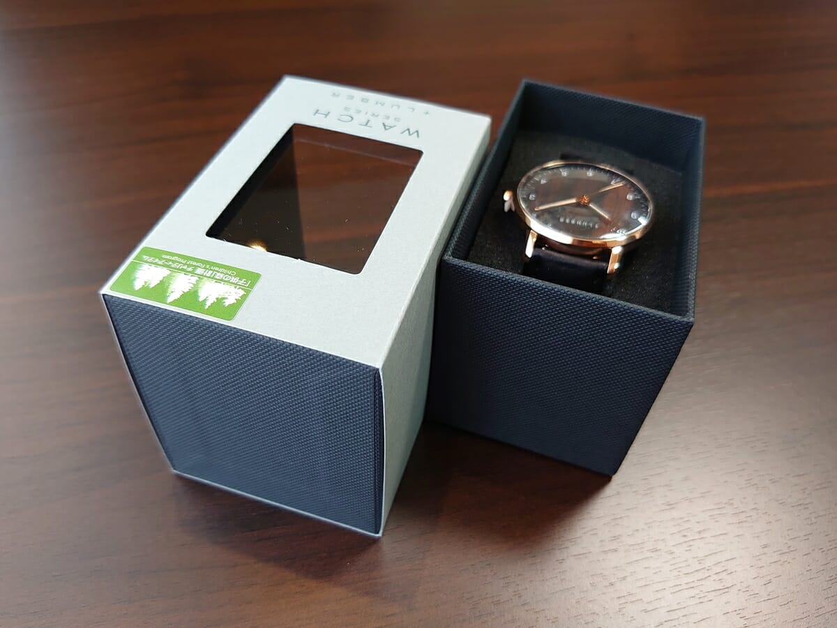 Hacoa ハコア WATCH 8800 エボニー 黒檀 +LUMBER プラスランバー 腕時計ケース5