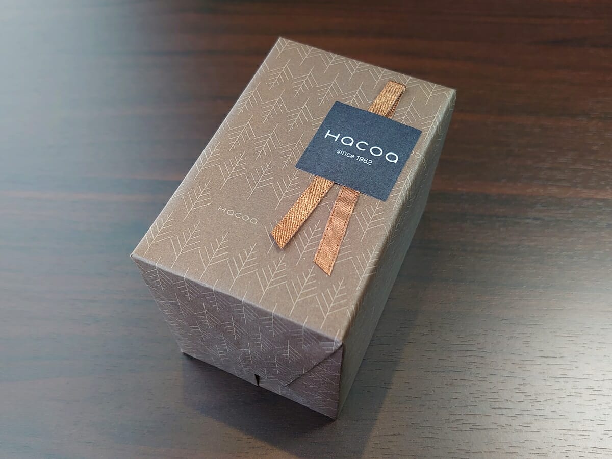 Hacoa ハコア WATCH 8800 エボニー 黒檀 +LUMBER プラスランバー 腕時計レビュー ギフトラッピング1