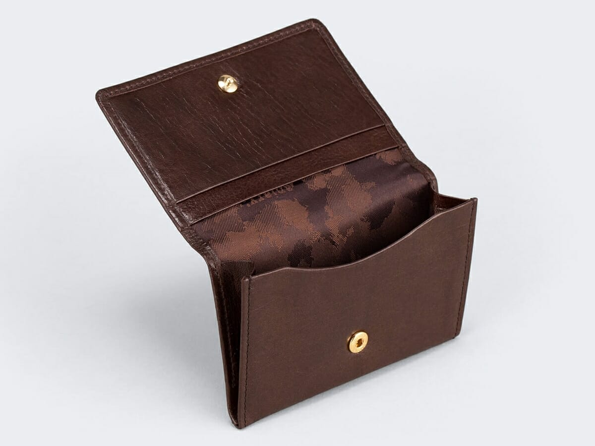 aniary（アニアリ）Antique Leather（アンティークレザー）名刺入れ 01-20004 Dark Brown 内装