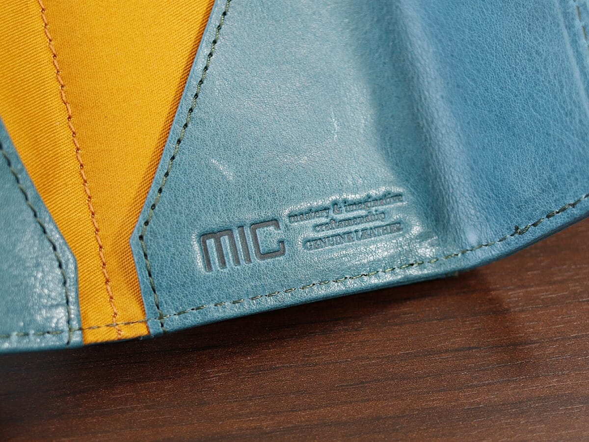 ヴァケッタルクス 三つ折りミニ財布 MH1454 ターコイズ mic（ミック）レビュー 札入れ カードポケット3