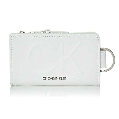 CK キーケース 小銭入れ ロゴス 816652 ホワイト Calvin Klein（カルバン・クライン）CK CALVIN KLEIN（シーケー カルバンクライン）