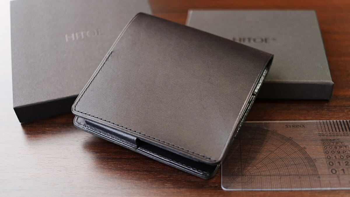小さな薄い財布 Hitoe Fold -Liscio- SYRINX（シュリンクス）レビュー カスタムファッションマガジン