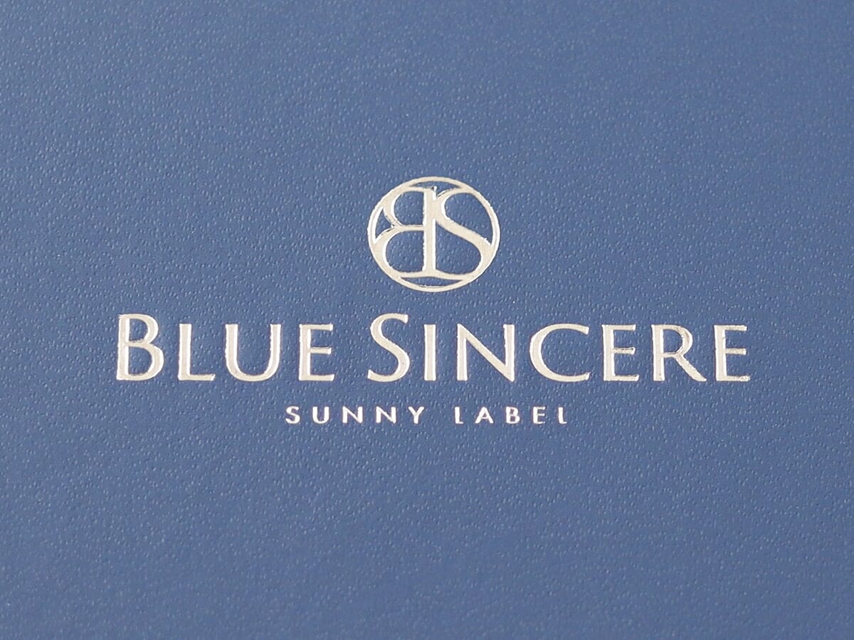 BLUE SINCERE（ブルーシンシア）イタリアンレザー 二つ折り財布 LIAM（リアム）ILW3 パッケージ 化粧箱2