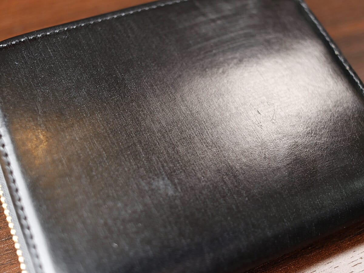 Bridle Leather ブライドルレザー L字ファスナー財布 CRAFSTO（クラフスト）財布レビュー デザイン 質感4