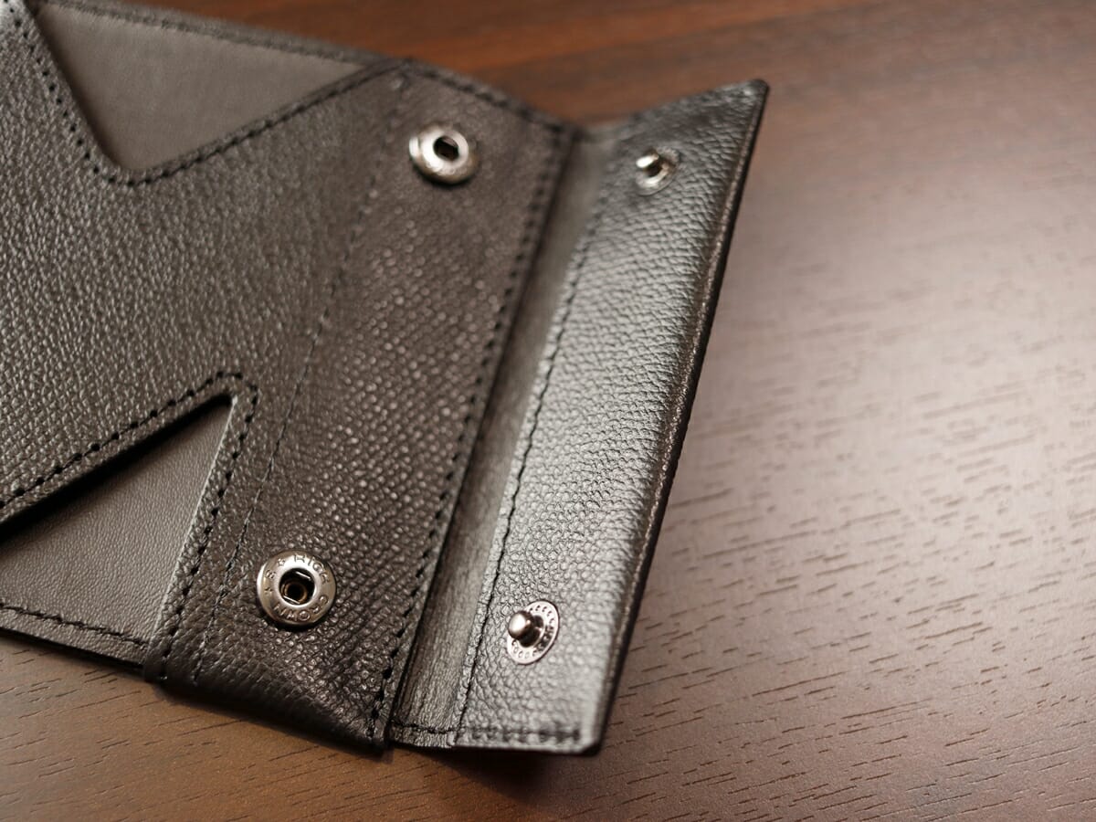 薄い財布 abrAsus アブラサス SUPERCLASSIC スーパークラシック 薄型二つ折り財布 メンズ レビュー 小銭入れ1