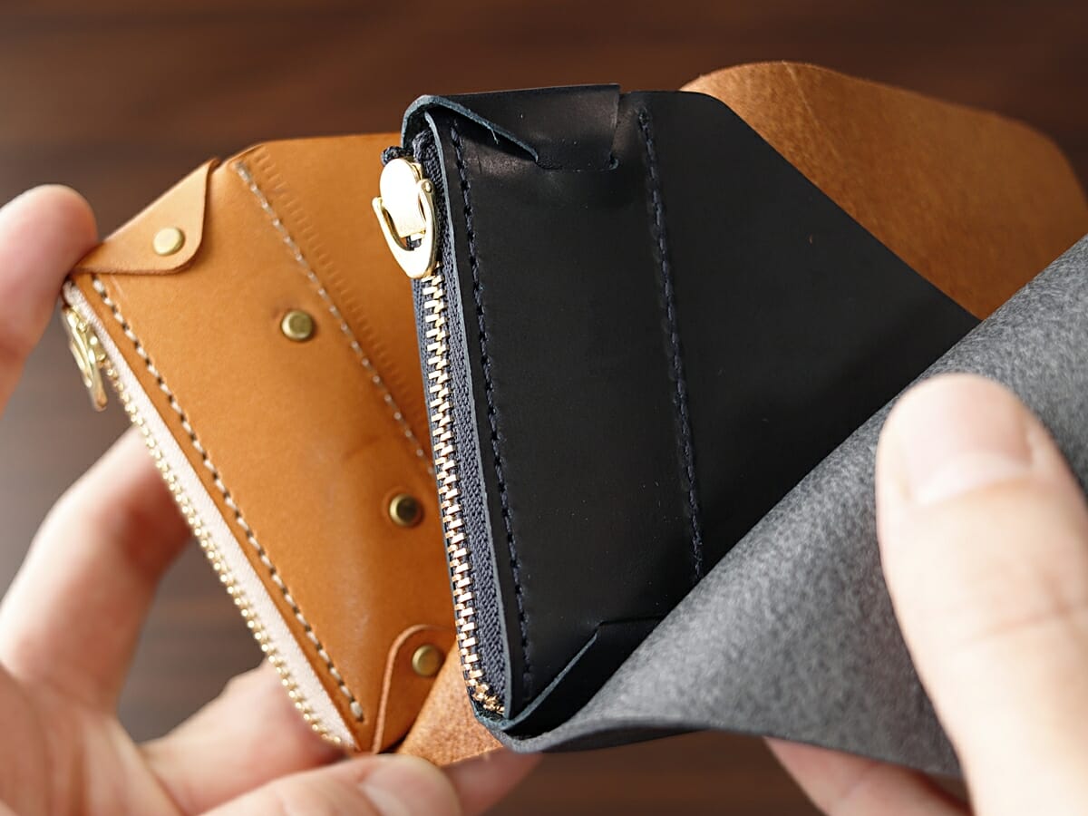 小さく薄い財布Saku ver.2 小さく薄い財布SAKU moku（モク）プエブロモデルを比較4