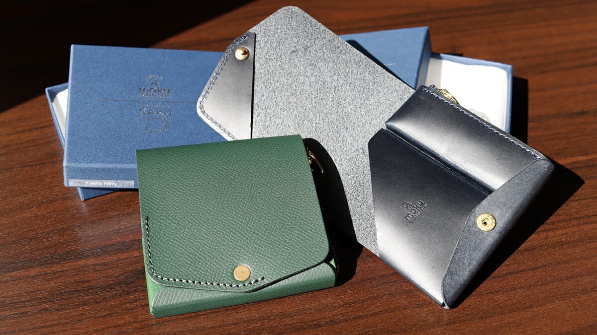 小さく薄い財布Saku ver.2 プエブロレザー ノブレッサカーフ ブッテーロ moku（モク）財布レビュー カスタムファッションマガジン