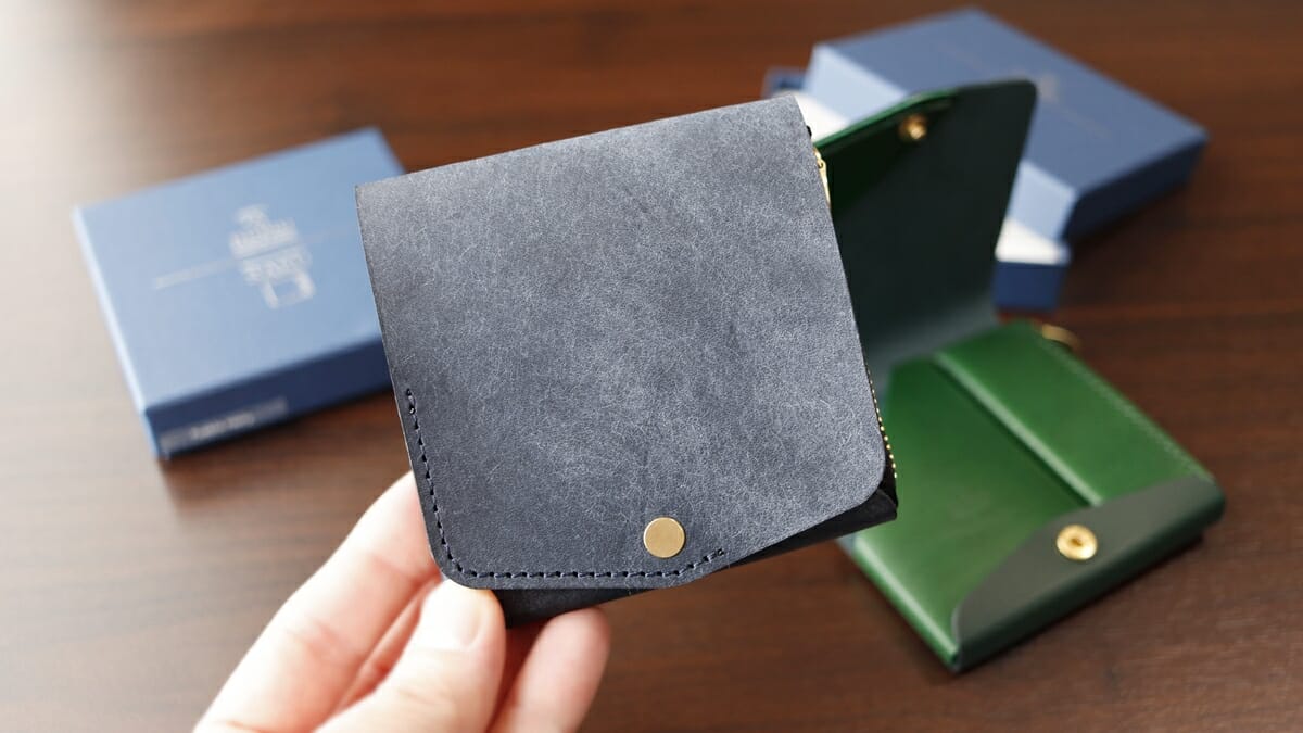 小さく薄い財布 Saku ver.2 プエブロレザー ノブレッサカーフ moku（モク）財布 レビュー カスタムファッションマガジン