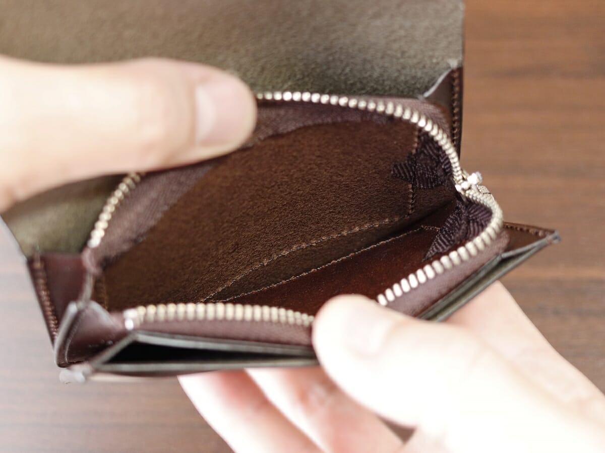 ingrasat mini wallet イングラサット ミニウォレット SO749I SLOW スロウ 財布レビュー 収納部 各ポケット3