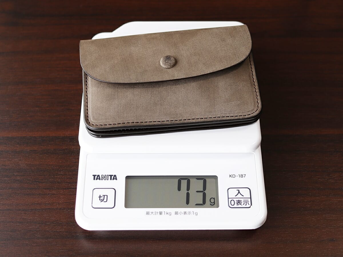SLOW（スロウ）ingrasat - mini wallet - イングラサット ミニウォレット 重さ