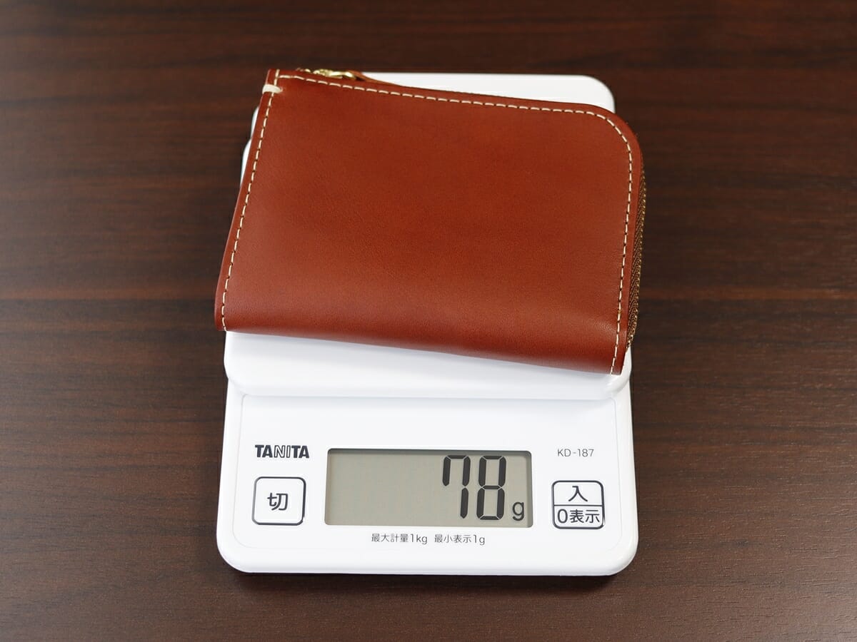 土屋鞄製造所 TSUCHIYA KABAN ディアリオ ハンディLファスナー 財布レビュー 重さ