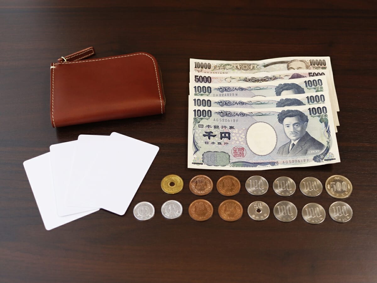 土屋鞄製造所 TSUCHIYA KABAN ディアリオ ハンディLファスナー 財布レビュー 実際の使い心地 お金 カード