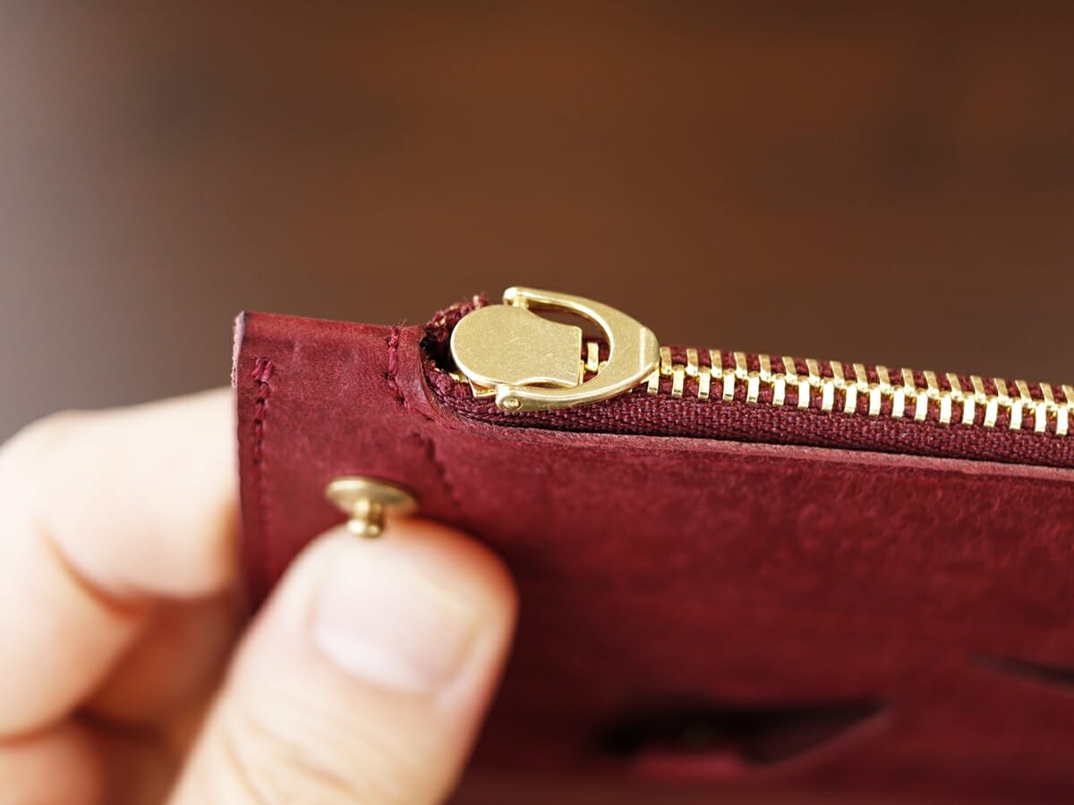 小さく薄い長財布Uno（ウーノ）moku モク もく プエブロレザー 財布レビュー 内装デザイン8