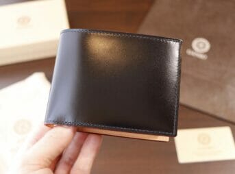 GANZO ガンゾ CORDOVAN コードバン 小銭入れ付き二つ折り財布 ブラック 財布 レビュー カスタムファッションマガジン