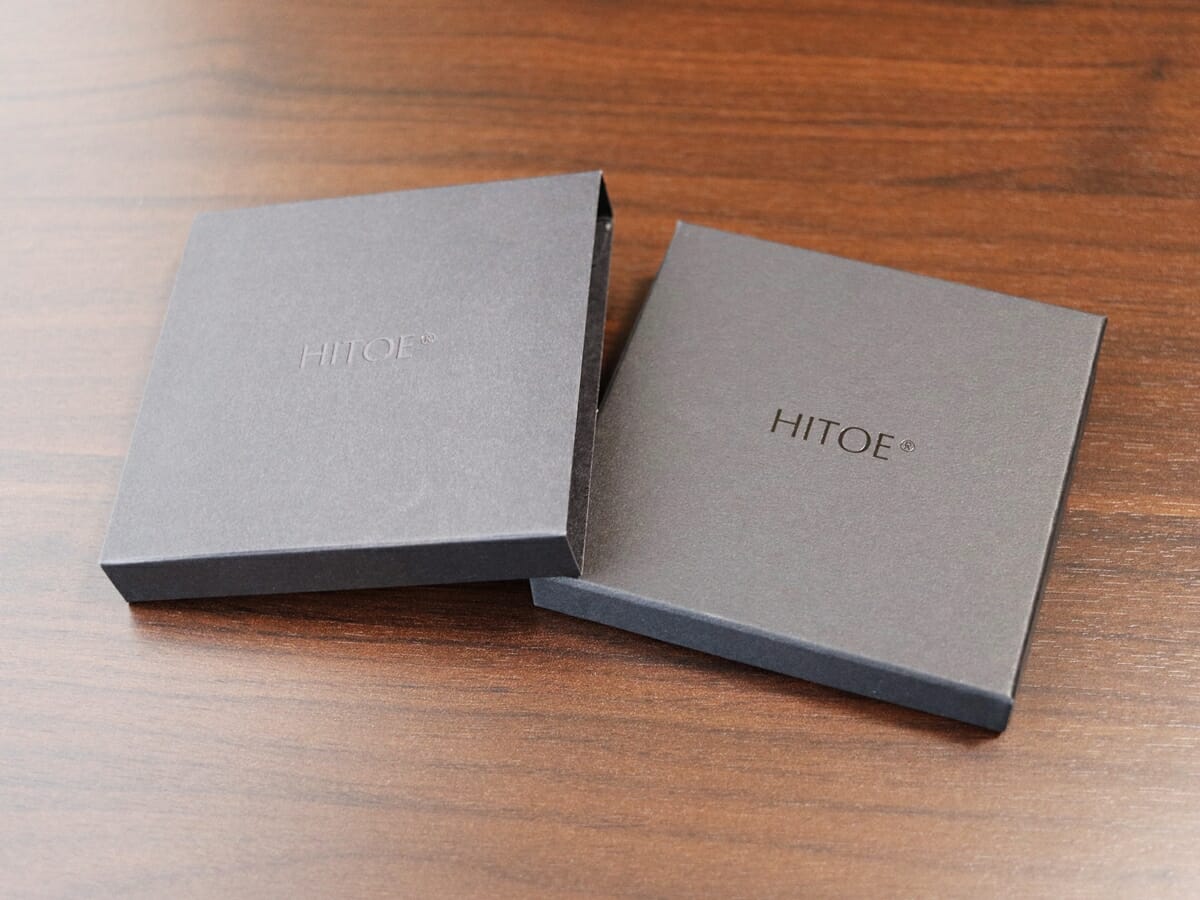 Hitoe Fold -Liscio- 2023 SYRINX（シュリンクス）財布レビュー パッケージング2