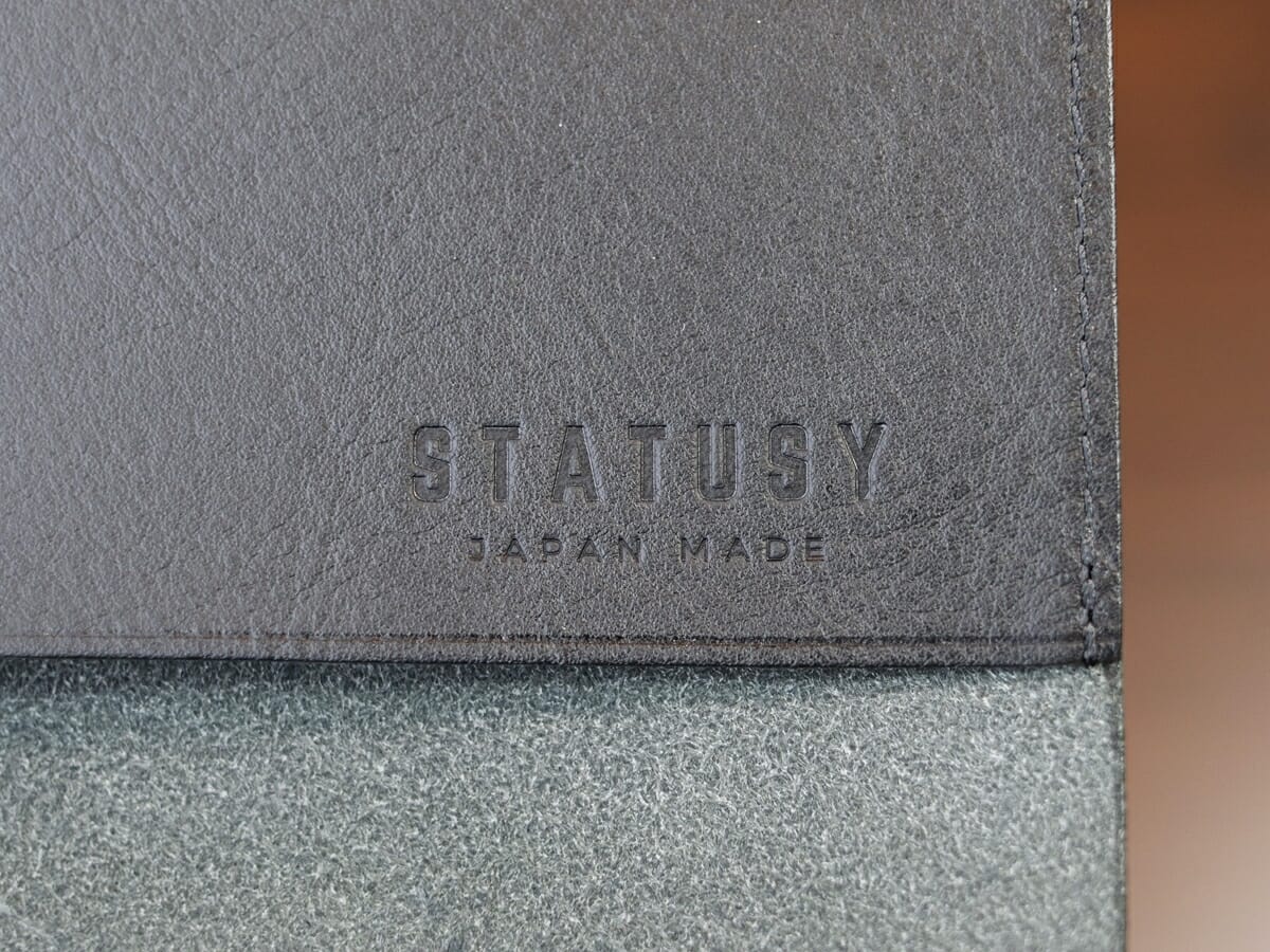 il modo イルモード STATUSY ステータシー 財布レビュー 内装デザイン 見開き 収納ポケット 姫路産レザー ホック3
