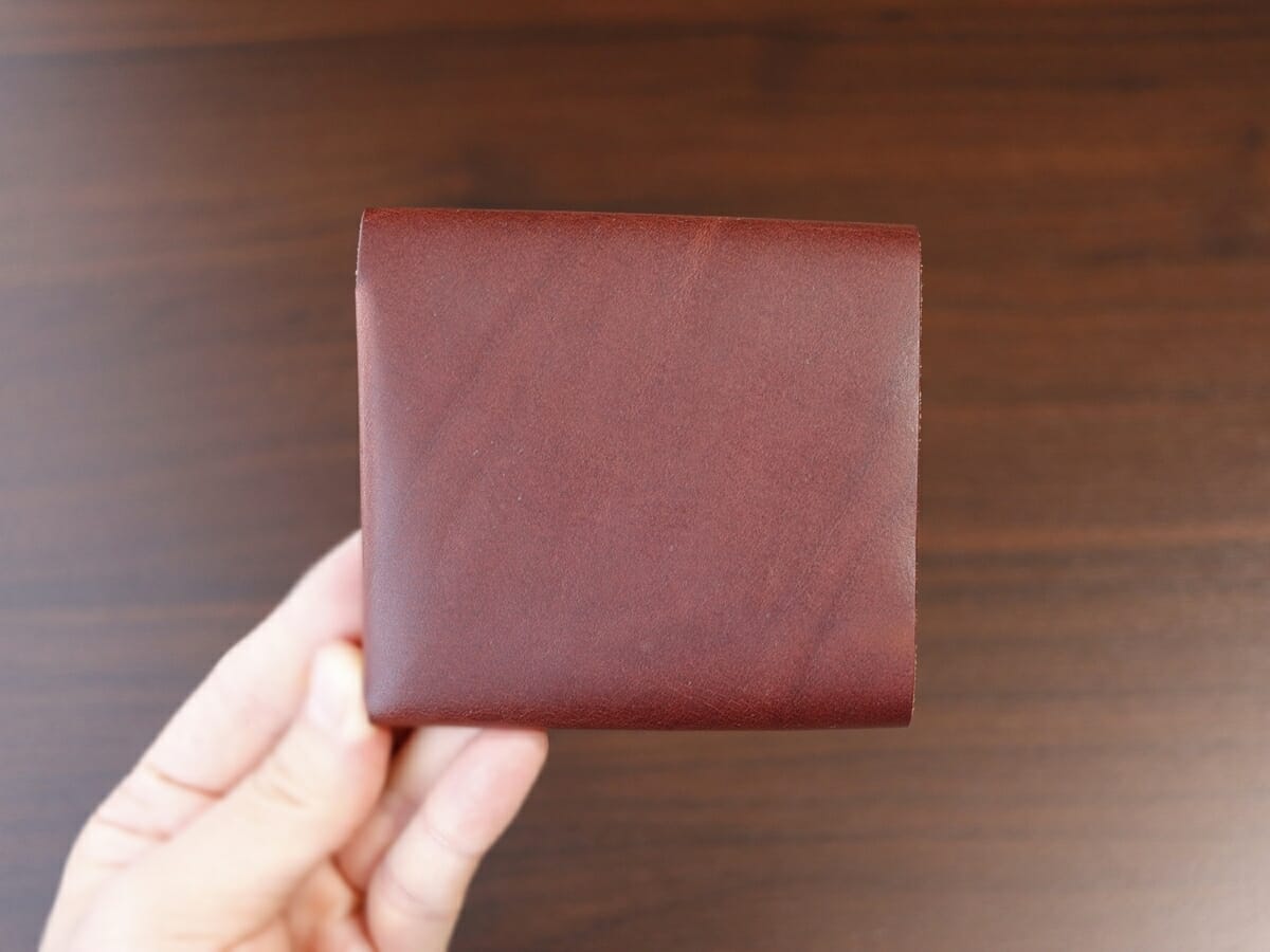 所作 Shosa ショサ cp ウォレット 3.5 コンパクトウォレット 財布レビュー 外装デザイン レザー 革の質感 仕立て2