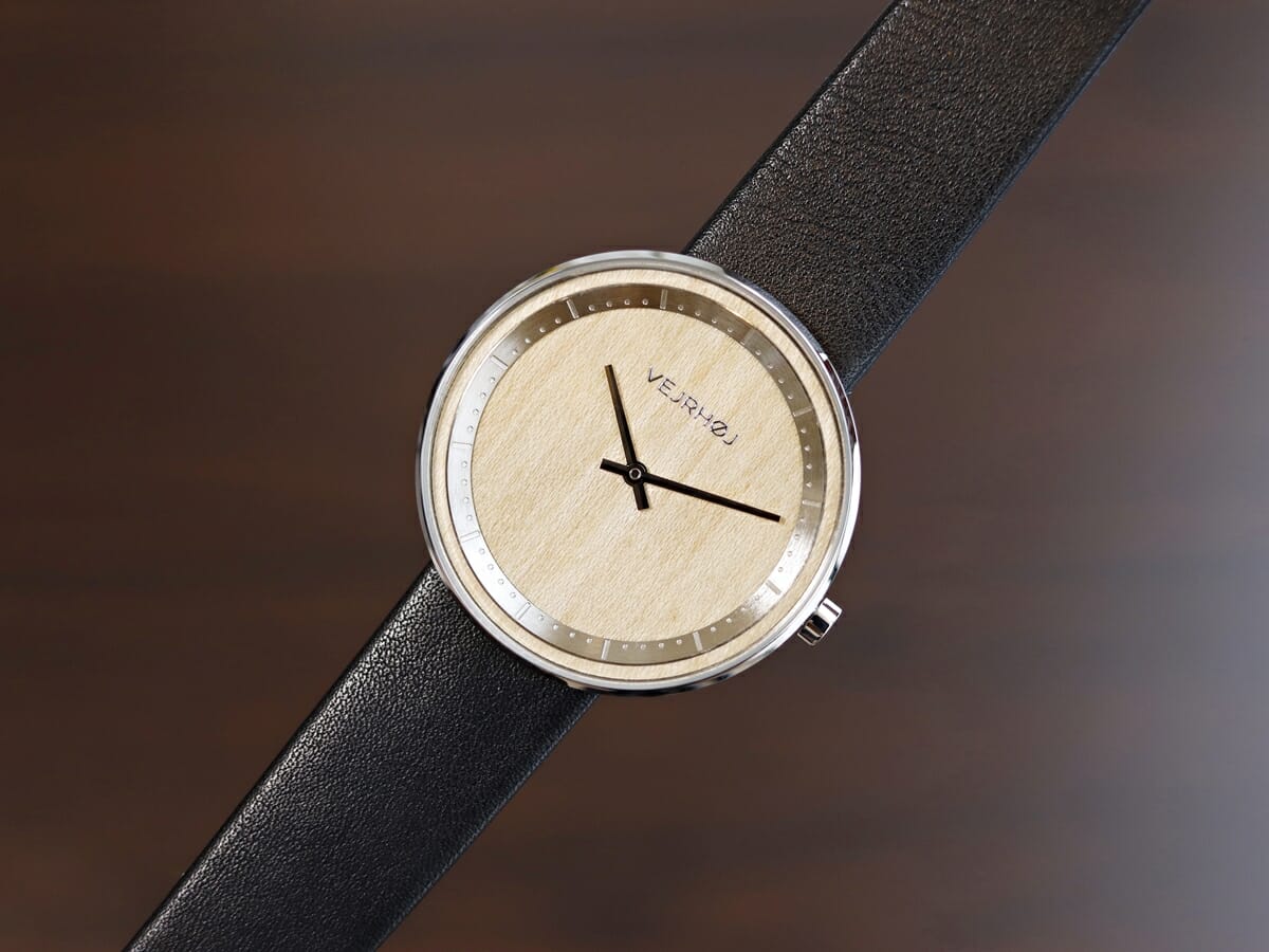 The MAPLE メイプル 40mm 木製 北欧 腕時計 VEJRHØJ（ヴェアホイ）時計レビュー6