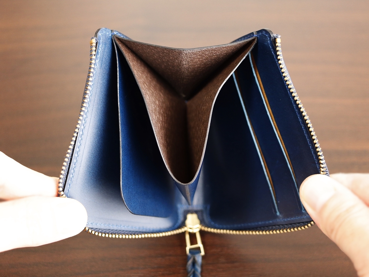 Cram（クラム）L字ファスナー財布 MUNEKAWA（ムネカワ）財布レビュー 内装デザイン 収納ポケット6