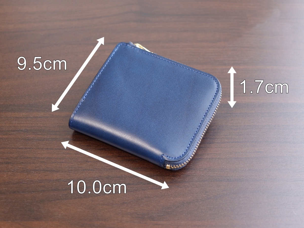 MUNEKAWA（ムネカワ）Cram（クラム）L-Zip wallet L字ファスナー財布 レビュー サイズ-2　カスタムファッションマガジン