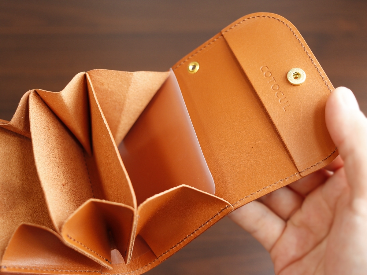 COTOCUL（コトカル）ぼかし染め ミニ財布 kcti0002 小さい財布 レビュー 内装デザイン 収納ポケット11