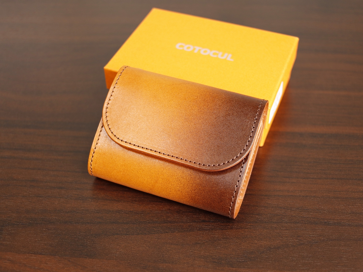 COTOCUL（コトカル）ぼかし染め ミニ財布 kcti0002 小さい財布 レビュー パッケージング 化粧箱3